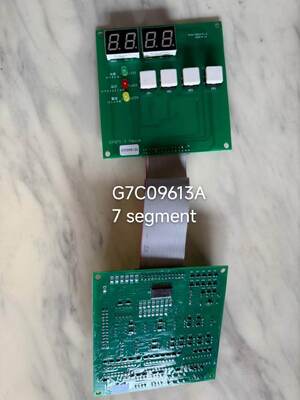 গুণ  Hitachi screw type chiller fittings 7segment code board G7C09613A কারখানা