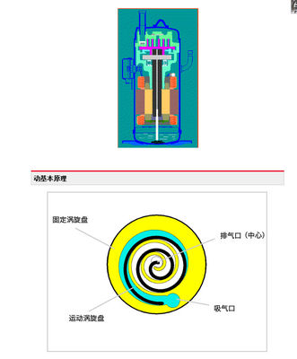 নতুন এয়ার কন্ডিশনিং কম্প্রেসার আসল হিটাচি 603DH-95C2Y রেফ্রিজারেটর কম্প্রেসার ওয়াটার মেশিনের সাথে